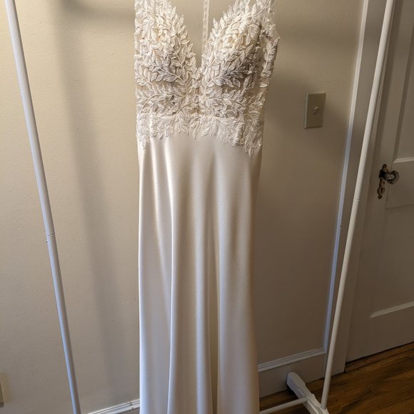 BHLDN Jenny Yoo Zola Wedding Dress, Size 6 - Picture 8 of 12